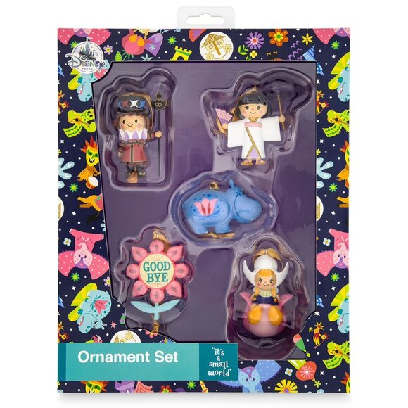 Disney Parks It's A Small World Ornament Set New A3S2B390 - Picture 1 of 3